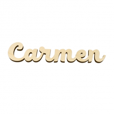 Decor nume Carmen debitat laser